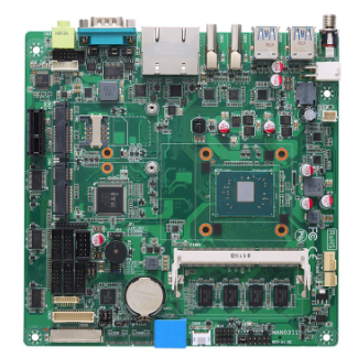 MANO311Thin Mini-ITX SBC Celeron N3350, Dual HDMI, LVDS, USB 3.0, mPCIe, mSATA 