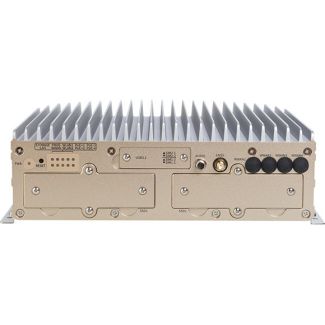 VTC6232-C4SIP Fanless 4 PoE In-Vehicle Computer with Atom x7433RE