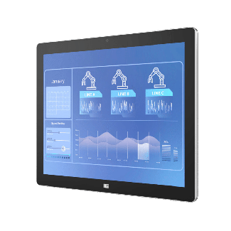 DM2-190H 19" IP65-Front Industrial Display