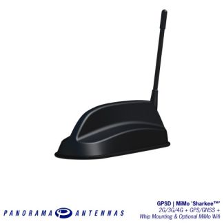 GPSD-7-27 MiMo 'Sharkee™' 4G GPS/GNSS Whip Mounting MiMo WiFi