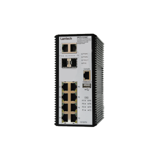 IPES-3208C - 10 port SFP, PoE managed switch